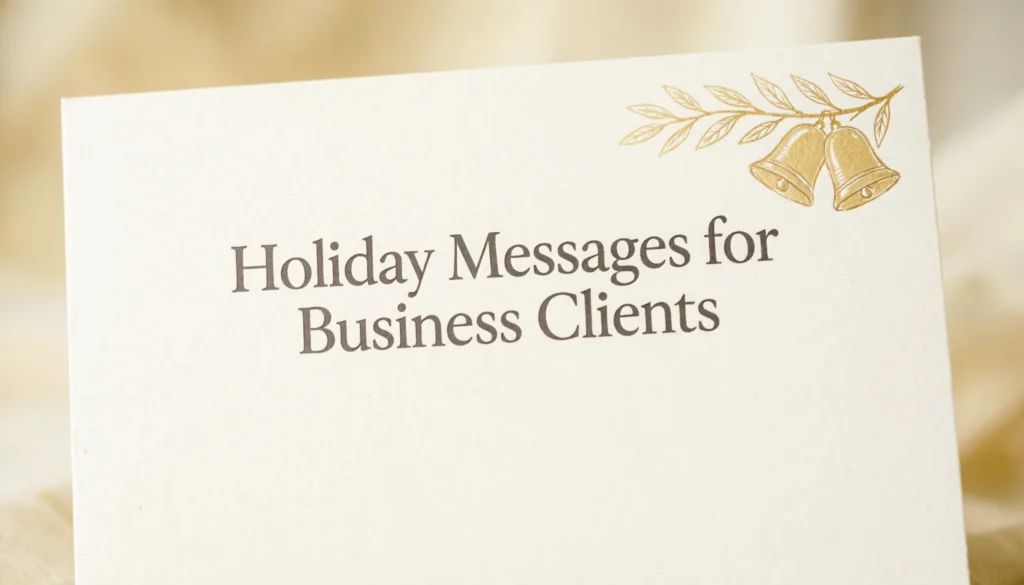  Holiday Messages for Business Clients