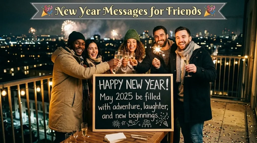 New Year Messages for Friends