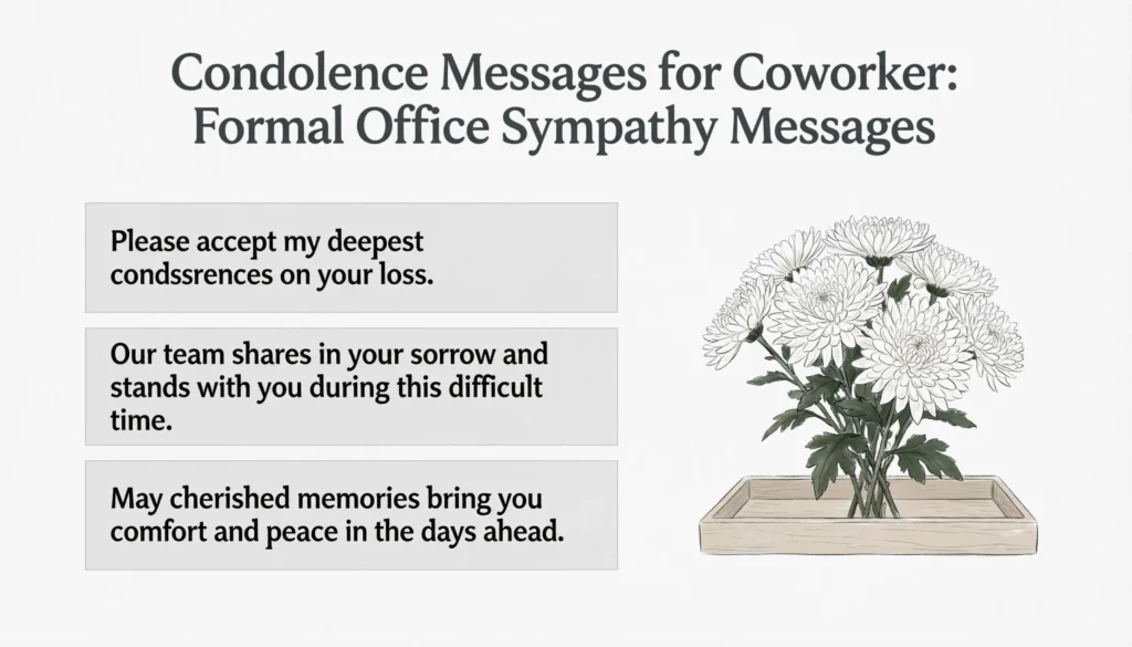 Condolence Messages for Coworker