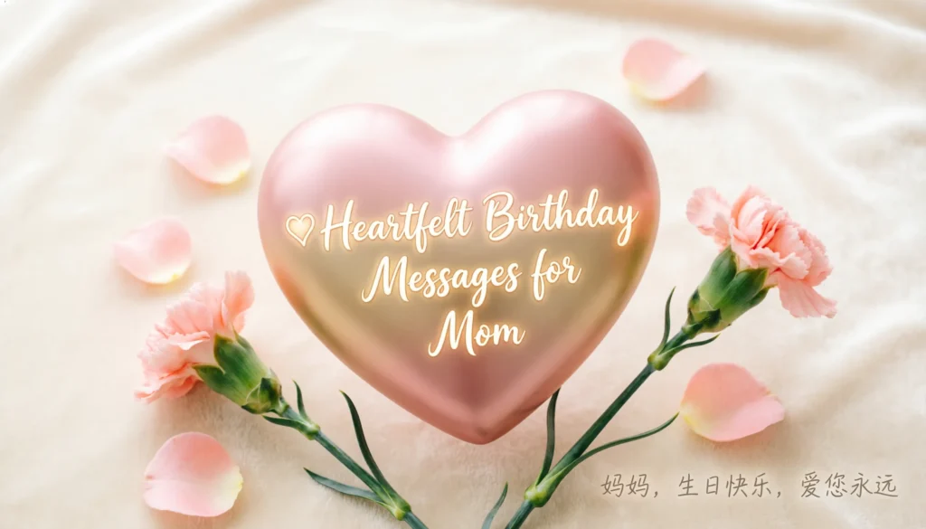  Heartfelt Birthday Messages for Mom