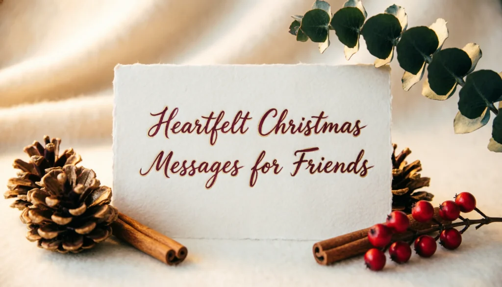 Heartfelt Christmas Messages for Friends