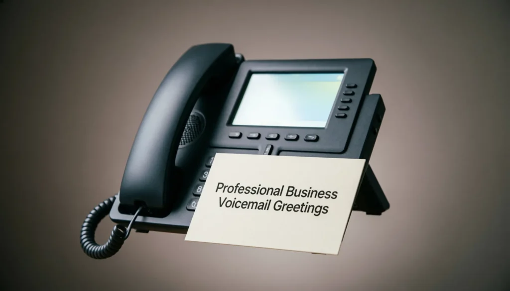 Professional Business Voicemail Greetings