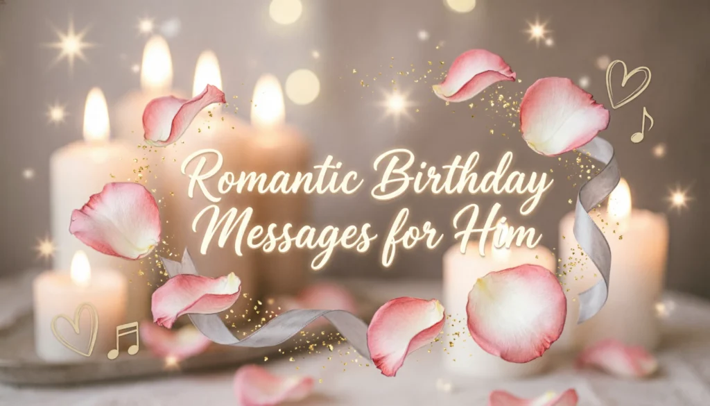 Romantic Birthday Messages for Him