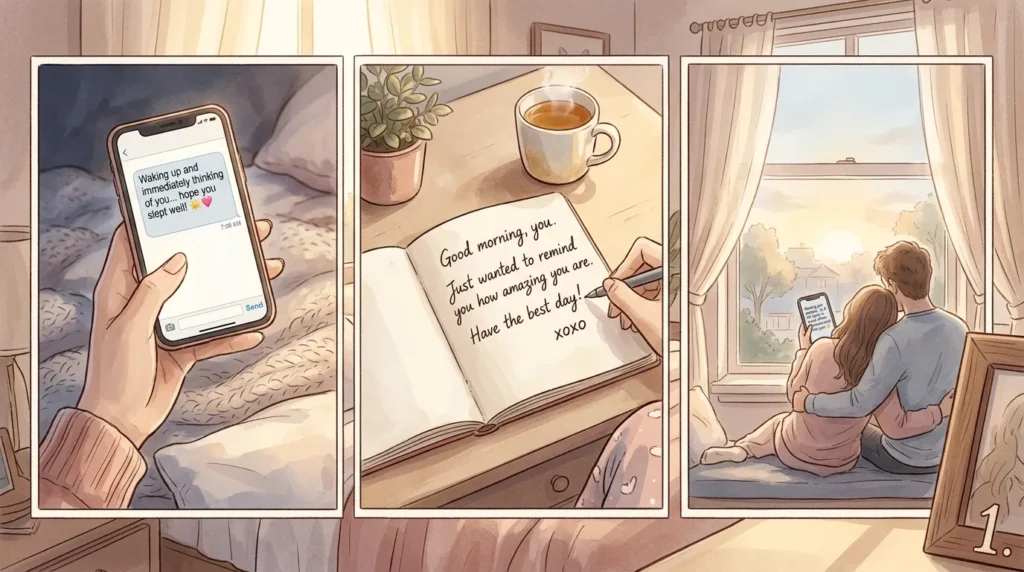  Romantic Cute Morning Messages for Him