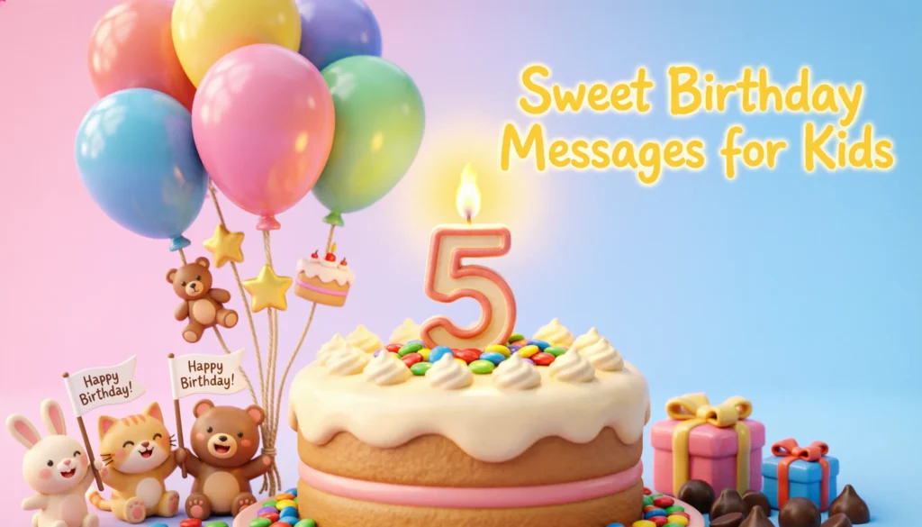 🎈 Sweet Birthday Messages for Kids