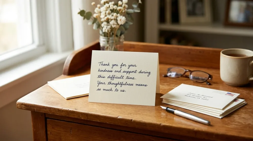 Thank You Messages for Family Condolences