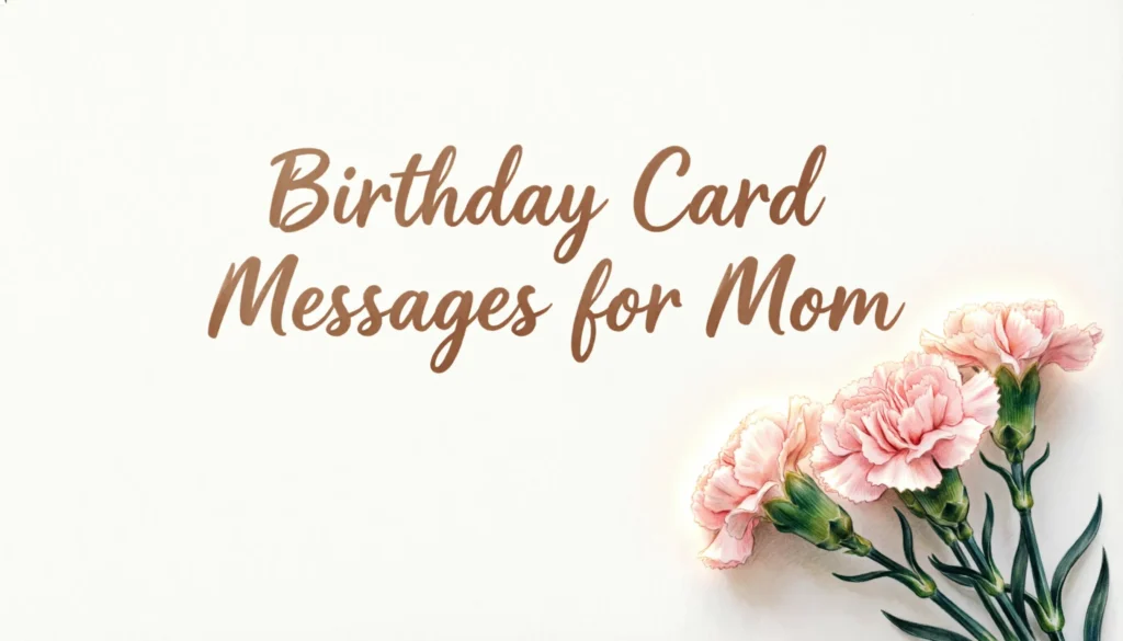 1. Birthday Card Messages for Mom