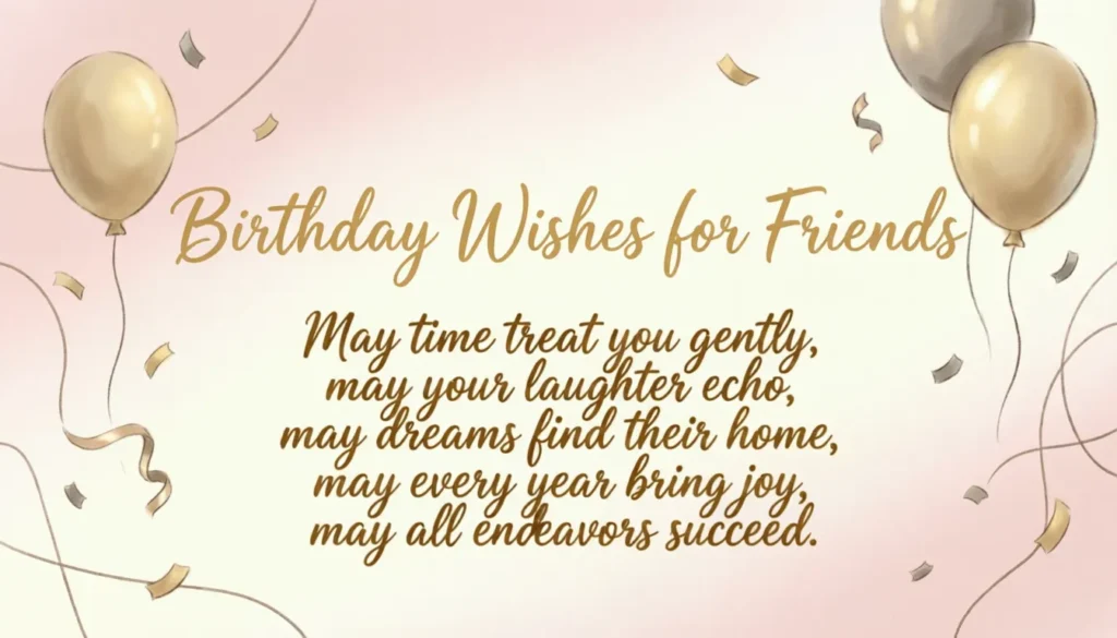 Birthday Wishes for Friends