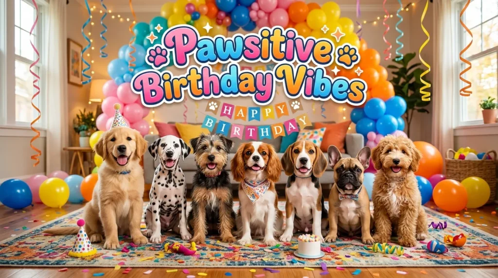 Cute Birthday Messages for Dogs