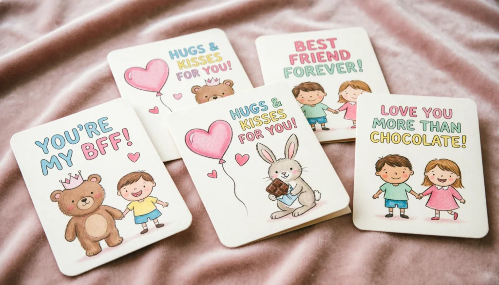 Cute Printable Valentines Messages for Kids