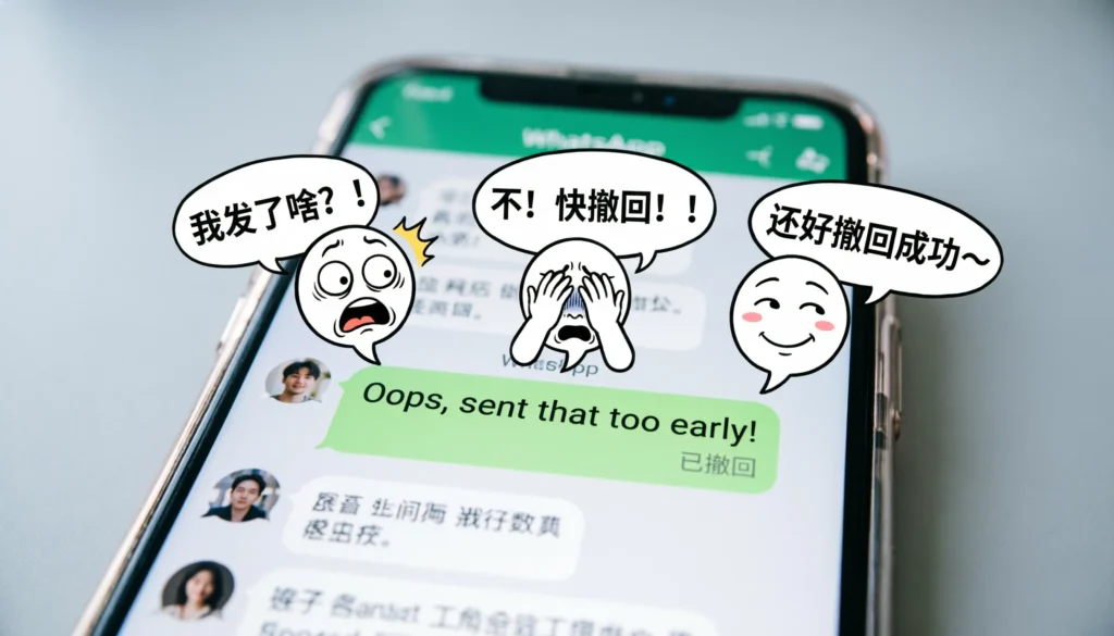 Funny Messages After Deleting a WhatsApp Message