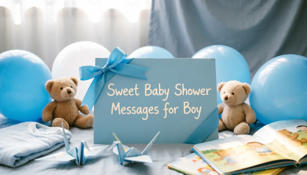 Sweet Baby Shower Messages for Boy