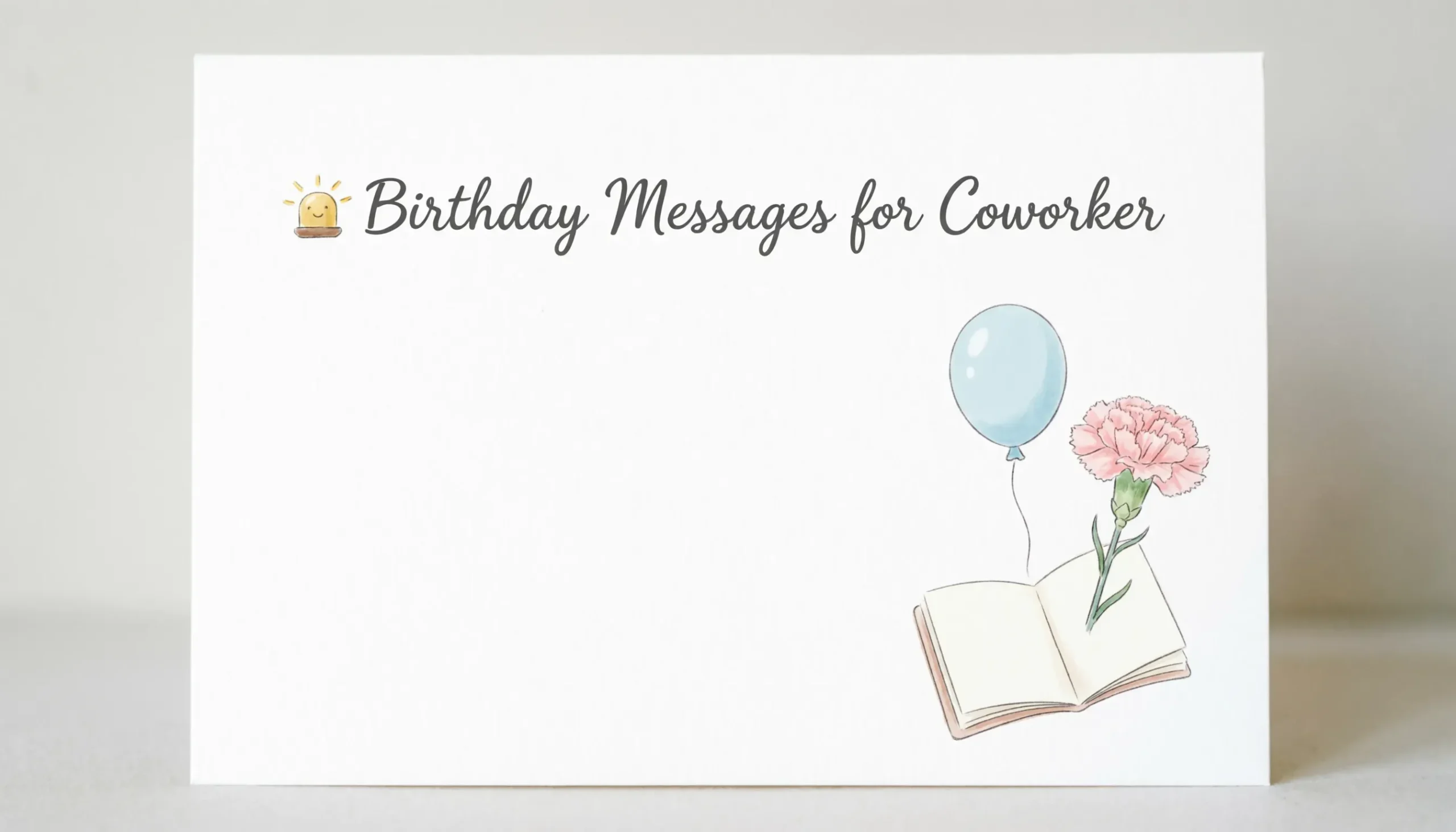Birthday Messages for Coworker