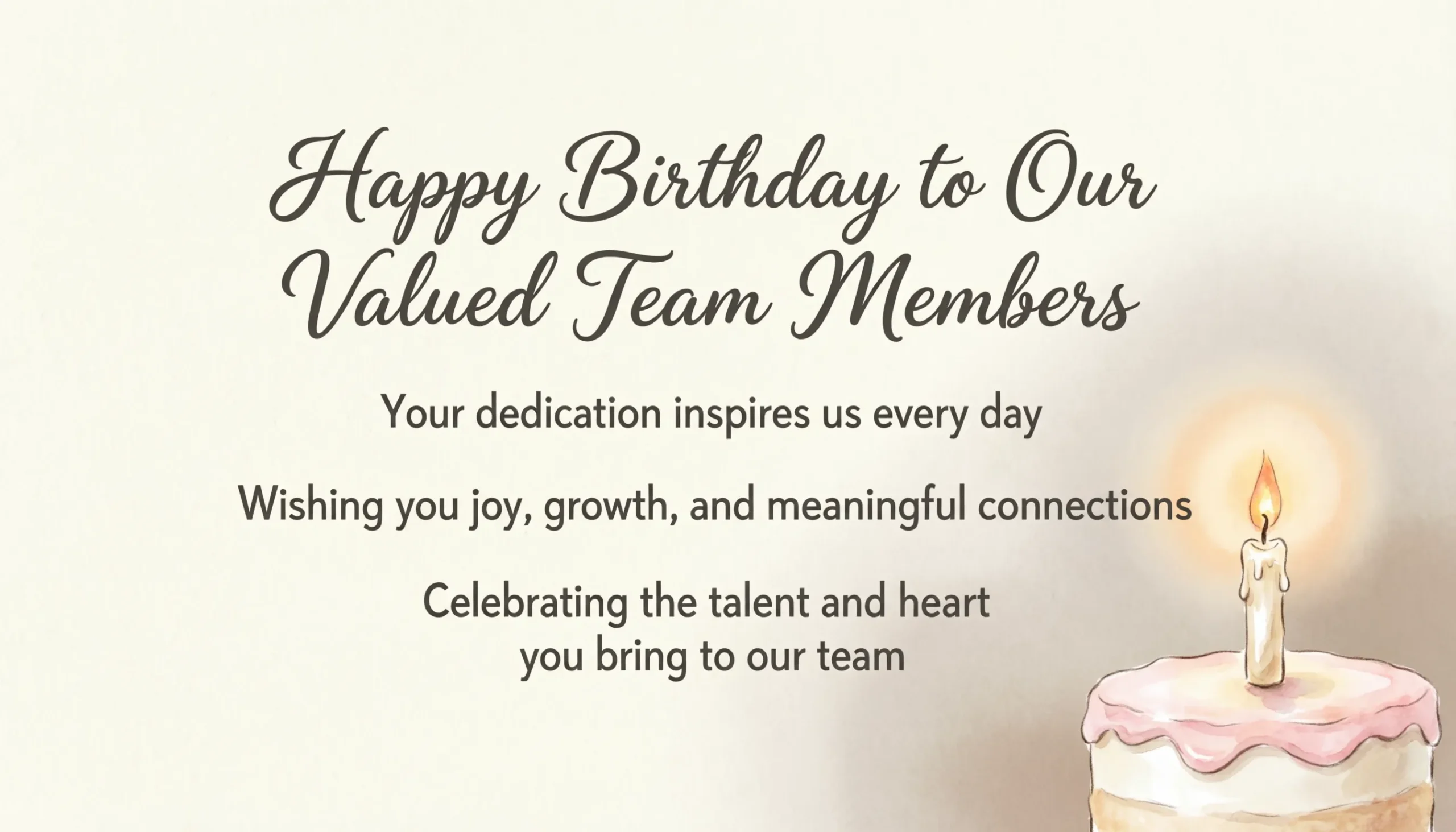 Birthday Messages for Employees