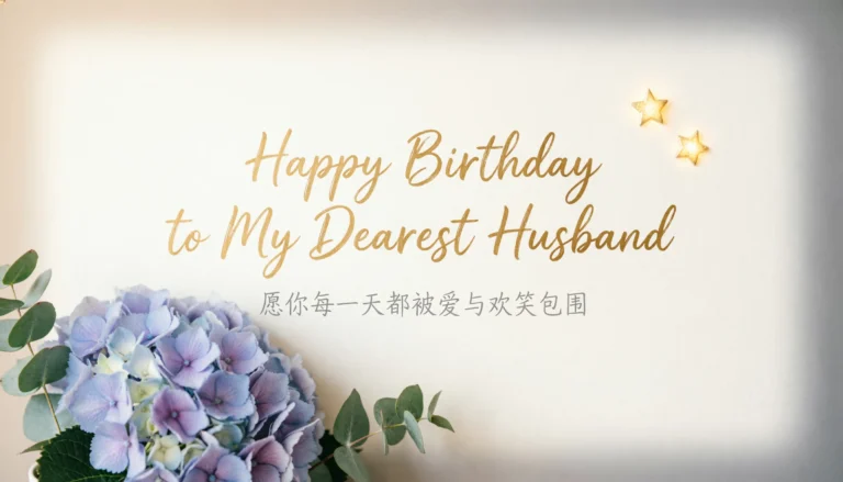 birthday messages for husband