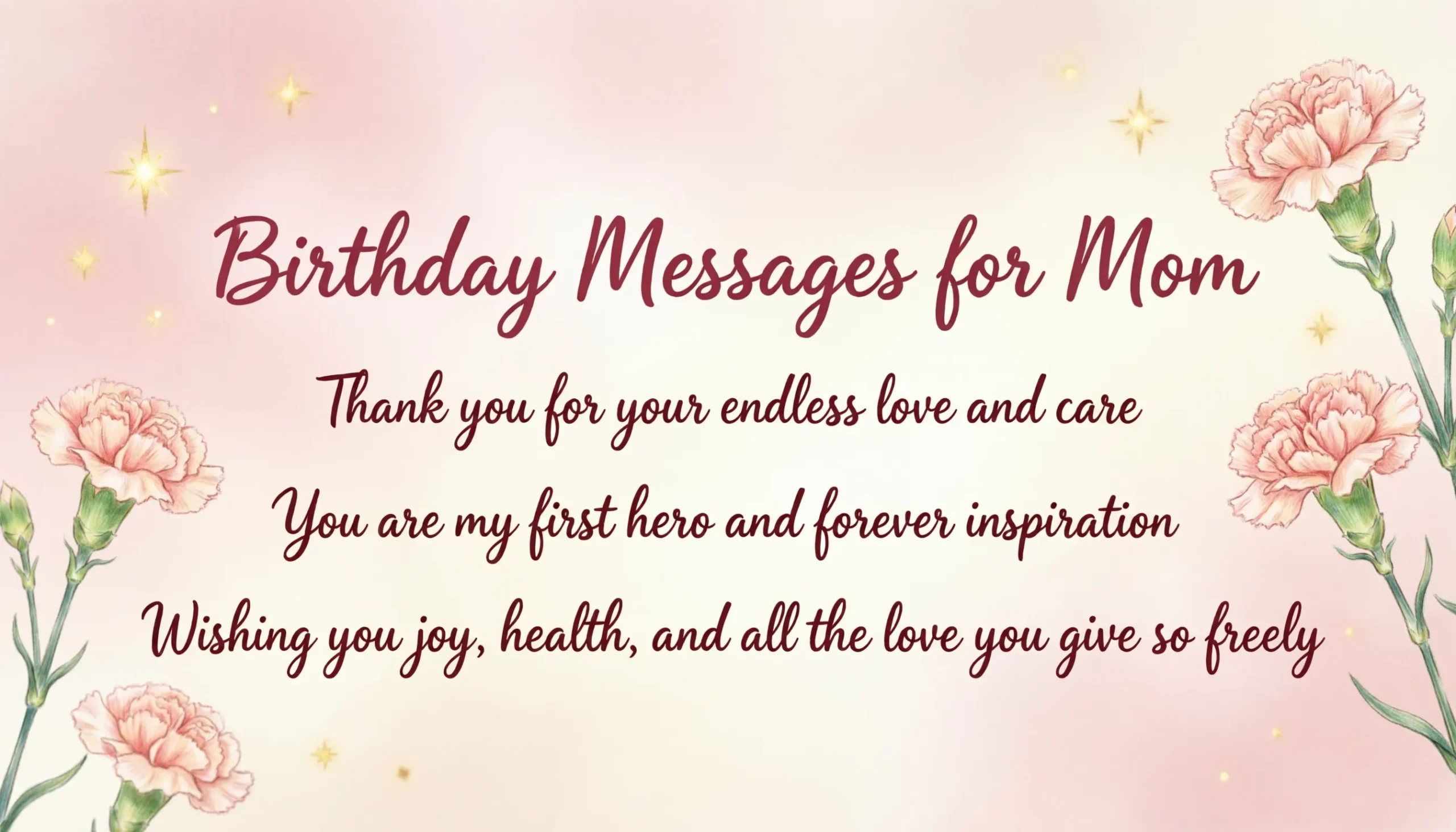 birthday messages for mom