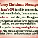 funny Christmas messages