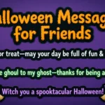 halloween messages for friends