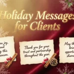 Holiday Messages for Clients