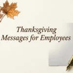 thanksgiving messages for employees