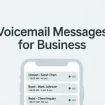 Voicemail Messages for Business