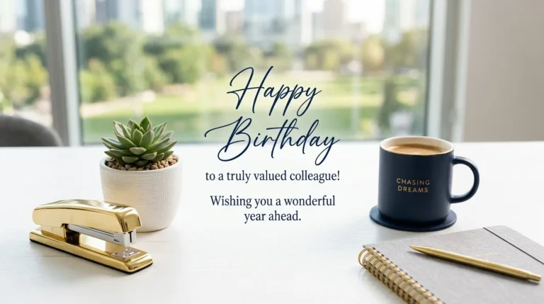 Birthday Messages for Colleague