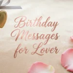 Birthday Messages for Lover