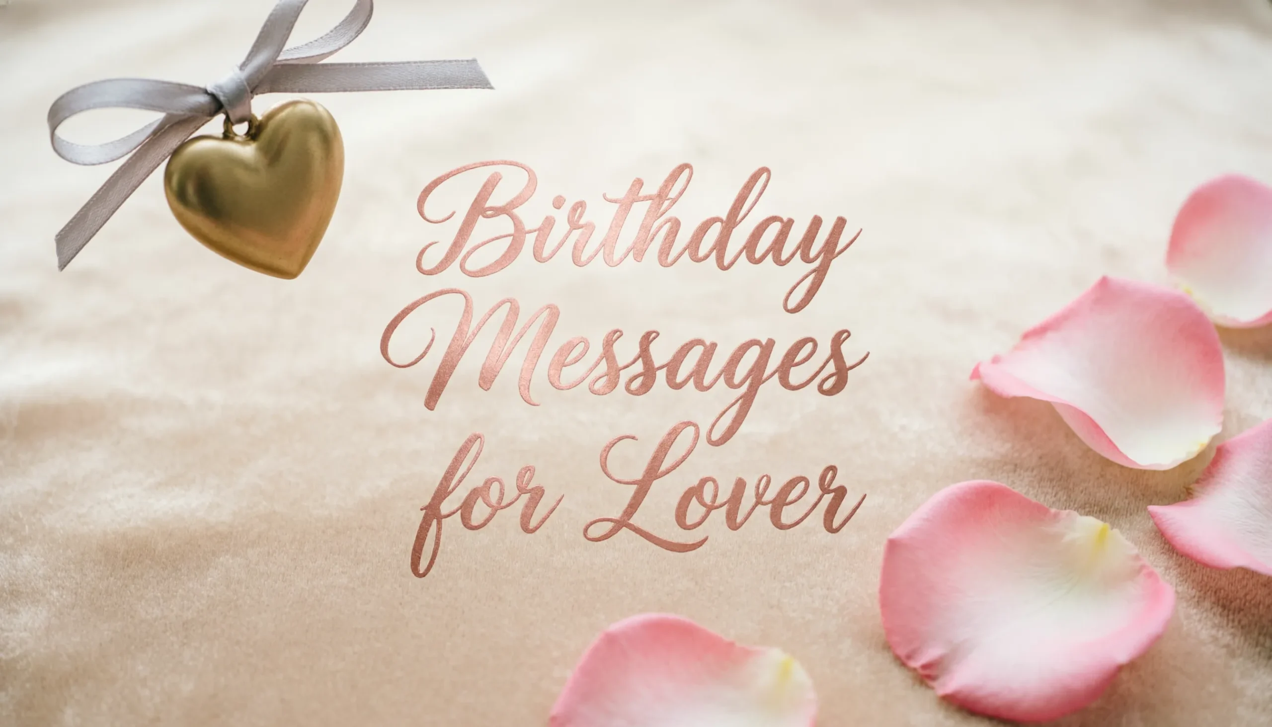 Birthday Messages for Lover