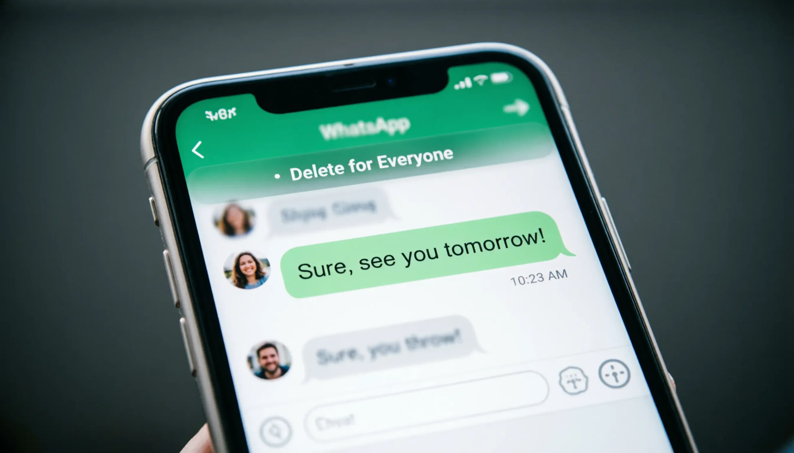 Delete WhatsApp Messages for Everyone