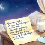 Long Goodnight Messages for Him