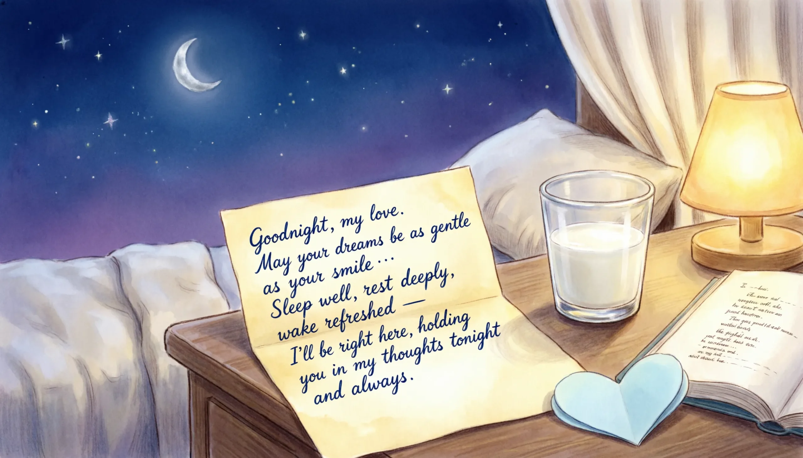 Long Goodnight Messages for Him