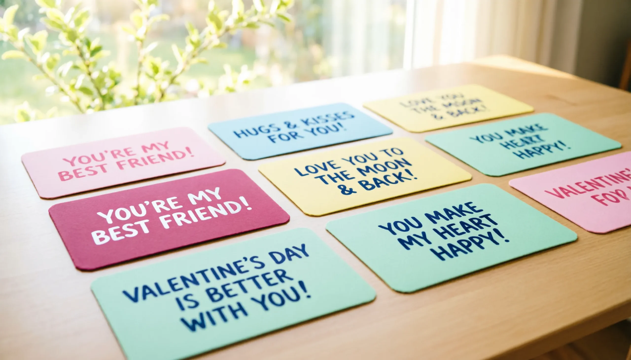 Printable Valentines Messages for Kids