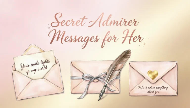 Secret Admirer Messages for Her